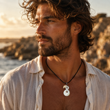 Perlmutt-Halskette mit Muschel-Charm – Ocean Harmony