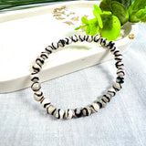 ,,ZebraSoul“– Handgefertigtes Zebra-Achat Armband | Balance & Erdung mit natürlichem Edelstein