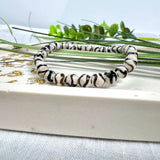 ,,ZebraSoul“– Handgefertigtes Zebra-Achat Armband | Balance & Erdung mit natürlichem Edelstein