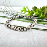 ,,ZebraSoul“– Handgefertigtes Zebra-Achat Armband | Balance & Erdung mit natürlichem Edelstein