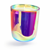 Sojawachs-Kerze in Aurora-Glas Irisierend